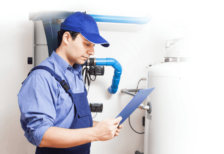 Maintenance d'un boiler par DEN Sanitaire à Martigny et Verbier