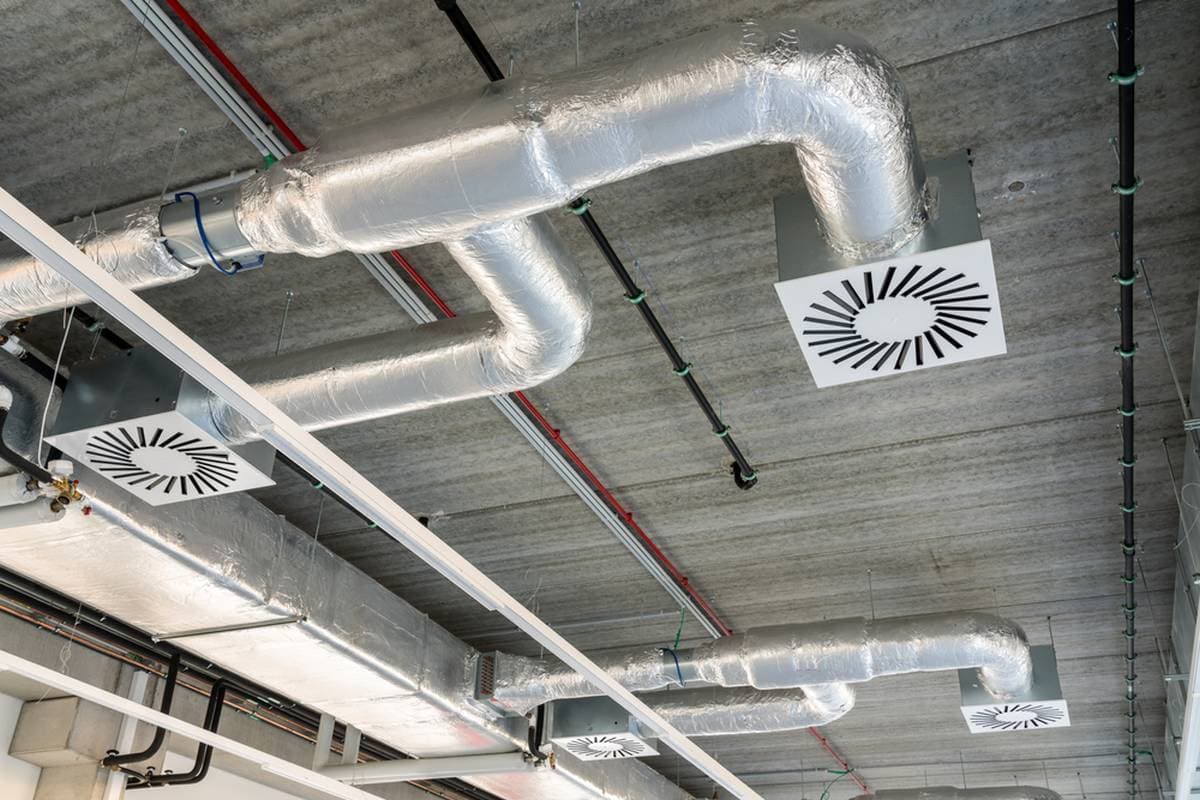 Système de ventilation et de traitement de l'air installé par DEN Sanitaire en Valais